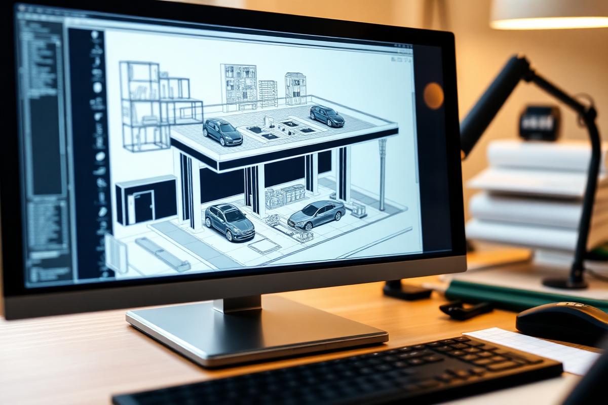 Архитекторы работают над проектом склада